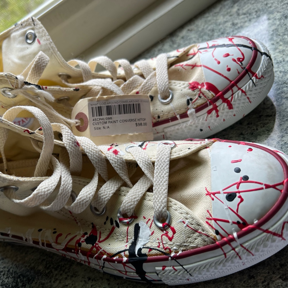 Hand painted custom converse